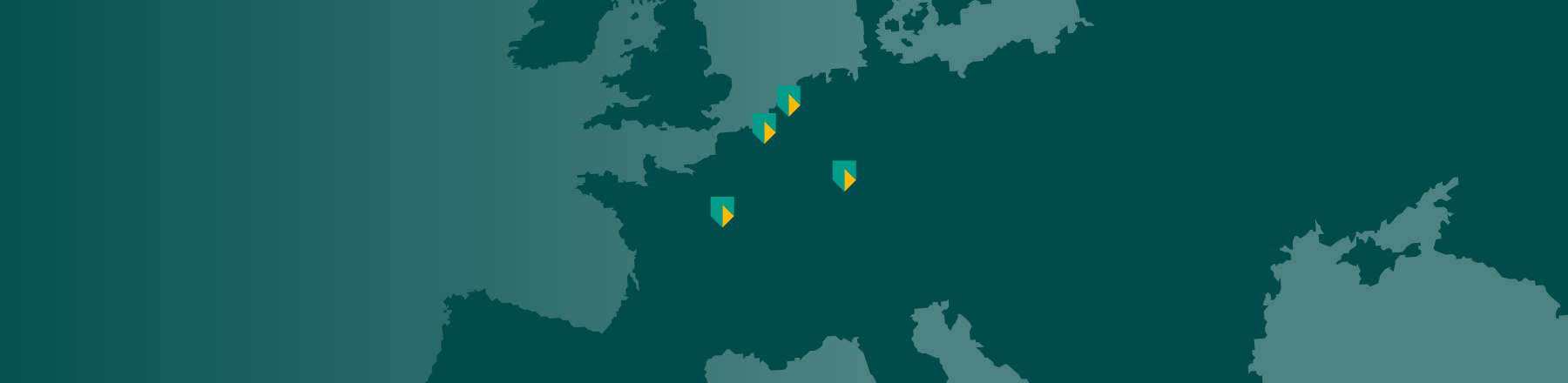 Map of Private Banking throughout Europe