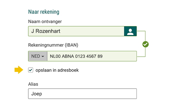 Snel een adres wijzigen in uw adresboek.