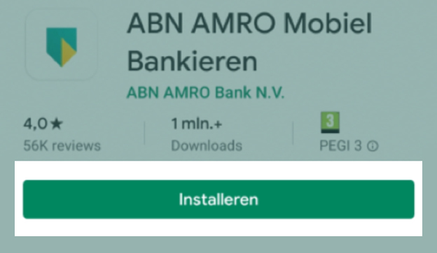 Mobiel Bankieren downloaden voor uw Android toestel