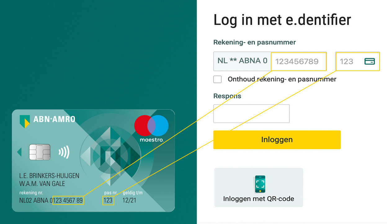 inloggen edentifier stap 2