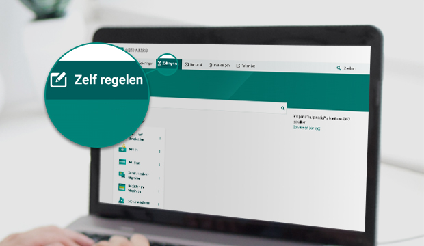 Dit kunt u doen bij 'Zelf regelen' in Internet Bankieren